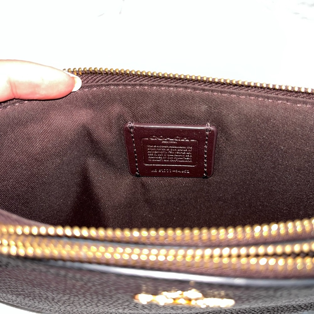 Maroon Coach Wallet - Picture 2 of 4